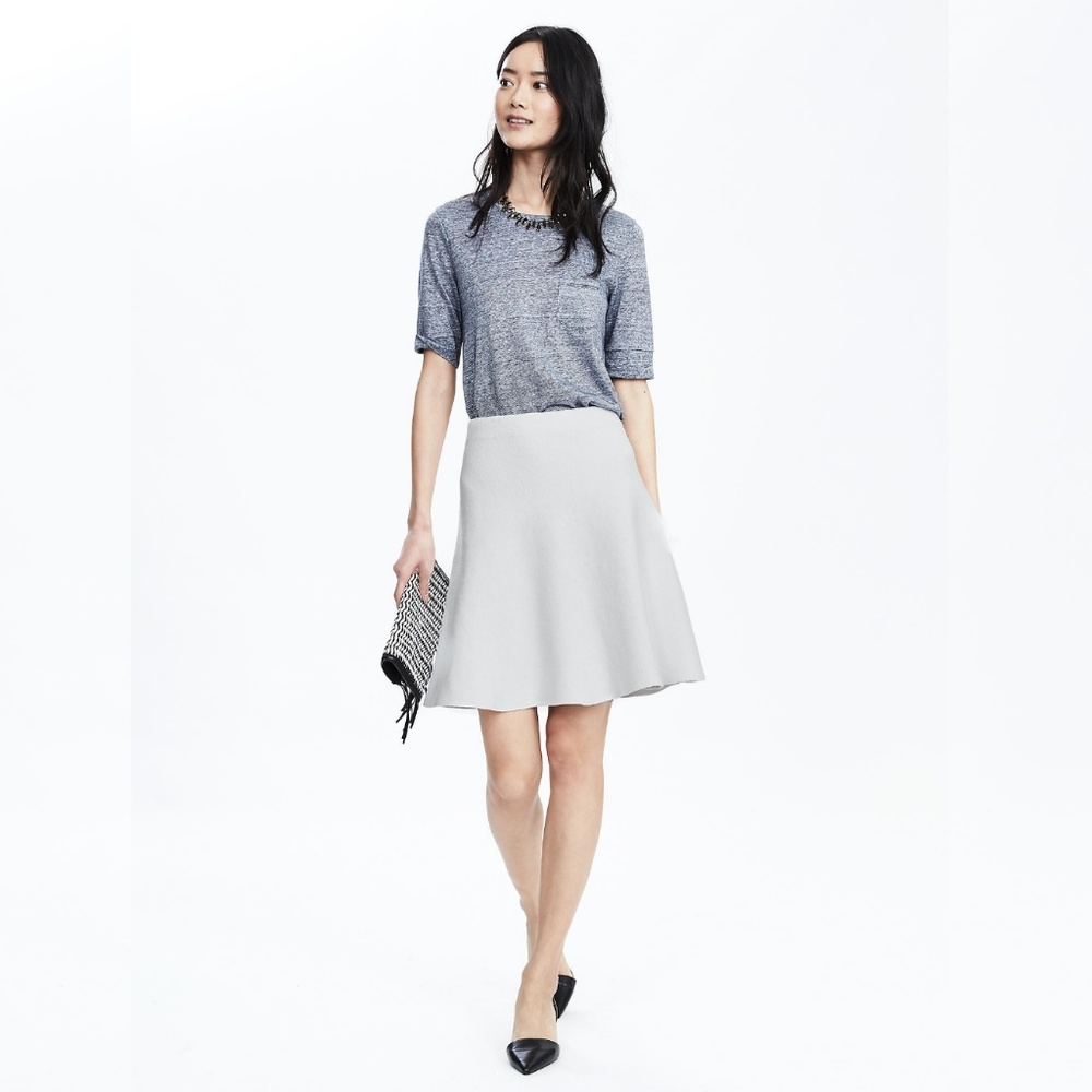 NWOT Banana Republic Flare A-Line Sweater Skirt